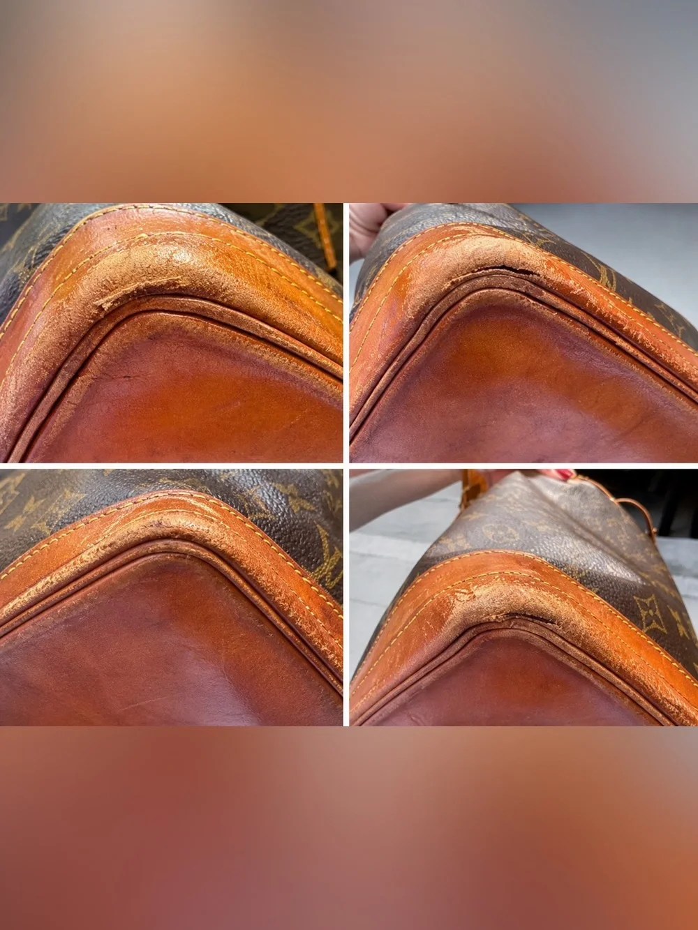 Louis Vuitton Noé Monogram Bucket Bag Vintage Authentic